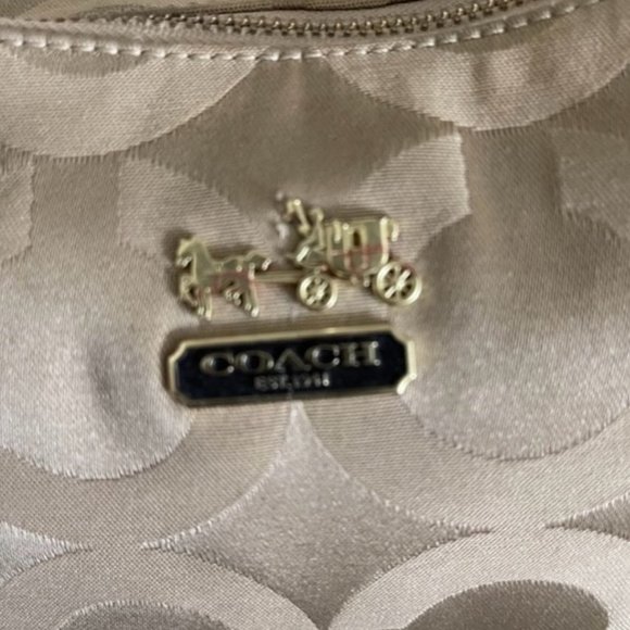 Coach Madison Op Art Satin Shoulder Bag 14337 - Picture 4 of 7